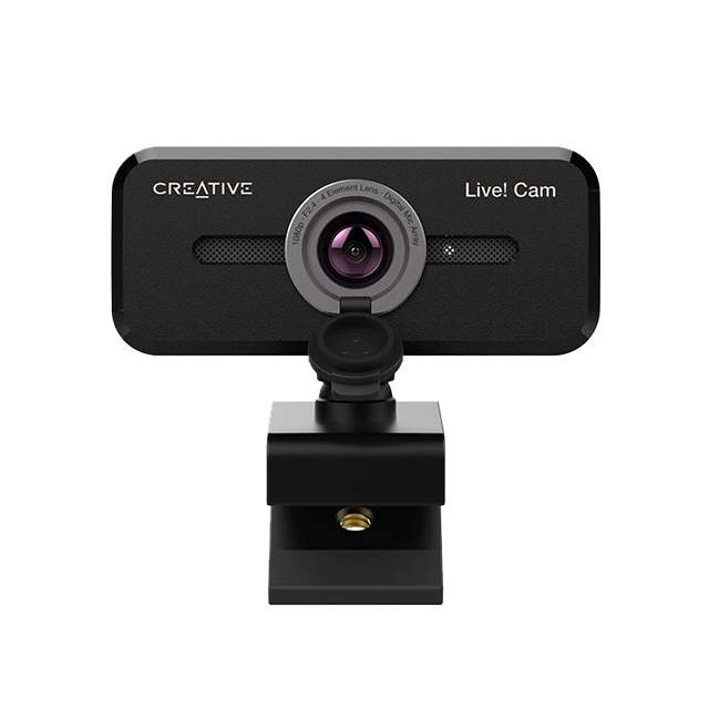 Cámara Web Creative Live! Cam Sync V2, Full HD 1080p, USB, Micrófono Integrado – 73VF088000000