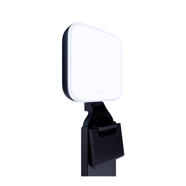 Lámpara Logitech Litra Glow LED para Streaming, Iluminación Suave, USB-C, Blanca – 946-000031