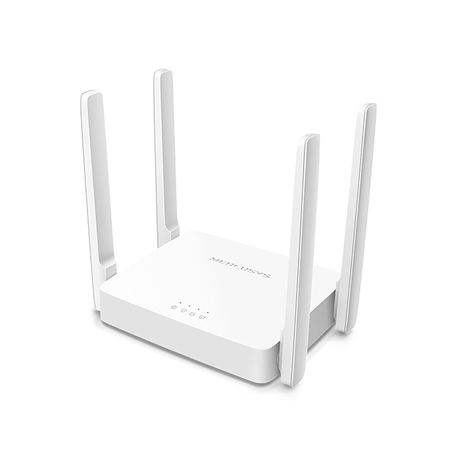 Router Mercusys AC10 Wi-Fi AC1200, Doble Banda, 4 Antenas Alta Ganancia, Multimodo