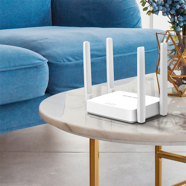Router Mercusys AC10 Wi-Fi AC1200, Doble Banda, 4 Antenas Alta Ganancia, Multimodo