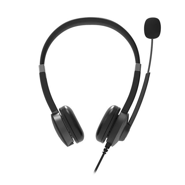 Diadema con micrófono Acteck Centric Pro HP640, USB, 2 m, On-Ear – Negro – AC-935319 