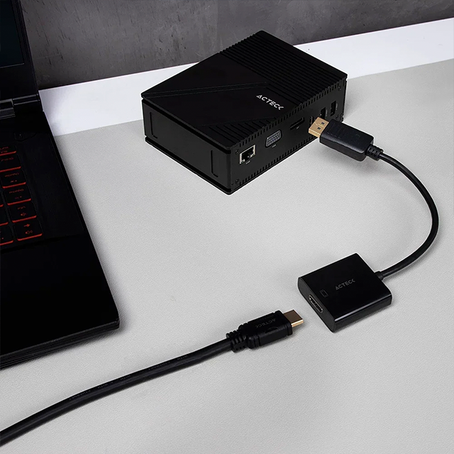 Docking Station Acteck Gate 14V DH696 14 en 1, USB-C, HDMI/DisplayPort/VGA, RJ45, PD 100W, SD/microSD, Negro – AC-937047