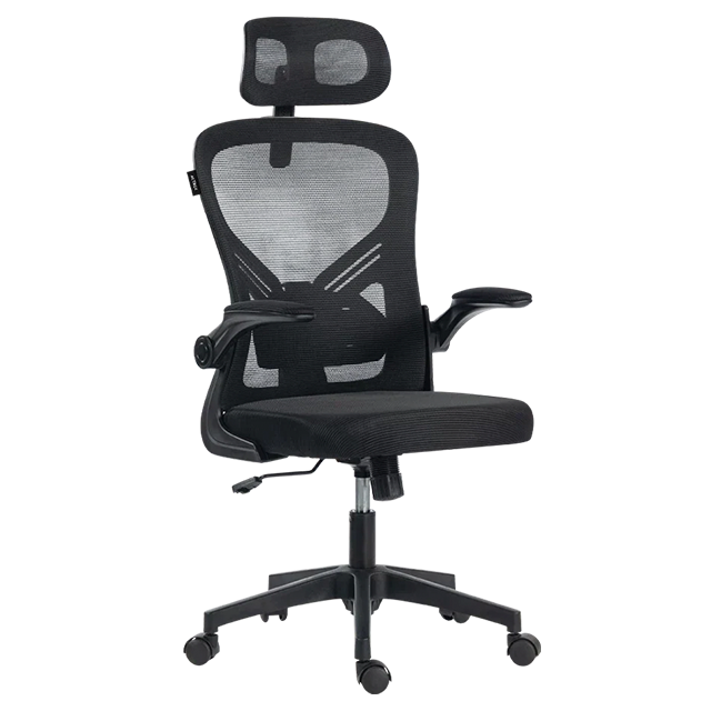 Silla de Oficina Acteck Flux Base EC343HR, Malla Transpirable, Reposacabezas Ajustable, Reposabrazos Abatibles, Inclinación 120°, Pistón Clase 2, hasta 100 kg – AC-943338