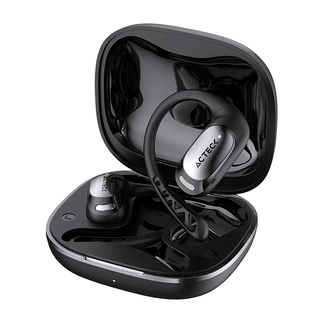 Audífonos Inalámbricos Acteck Flow Open EF700, Bluetooth 6.0, TWS, Estéreo 2.0, hasta 26 h con Estuche, Android/iOS – AC-945929