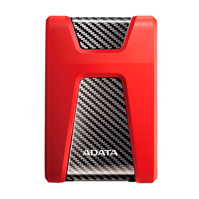 Disco Duro Externo ADATA HD650, 1TB, 2.5", USB 3.2, resistente a golpes, rojo – AHD650-1TU31-CRD