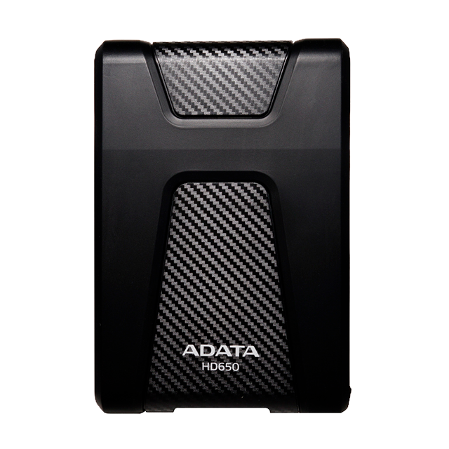 Disco Duro Externo ADATA HD650, 2TB, 2.5", USB 3.2, resistente a golpes, negro – AHD650-2TU31-CBK