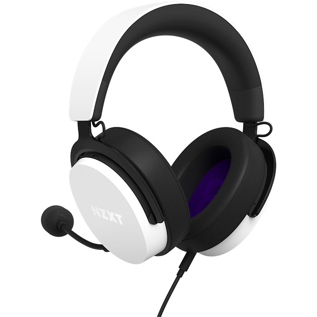Diadema NZXT Relay White, Hi-Res Audio, Blanco, micrófono, Jack 3.5mm - AP-WCB40-W2