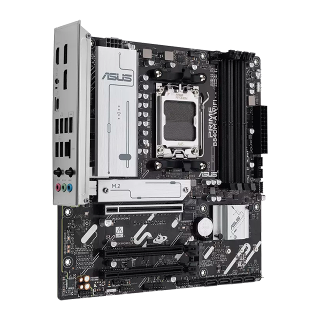 Tarjeta Madre ASUS PRIME B840M-A WiFi, AMD AM5, DDR5, PCIe 4.0, Micro-ATX
