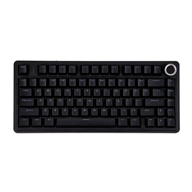 Teclado mecánico Aula F75 alámbrico, 70%, inglés, red switch, pads absorbentes, RGB, negro – 8500-0062