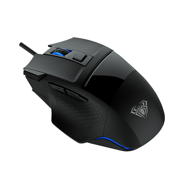 Mouse Gamer AULA S12, 4800 DPI, Retroiluminación Arcoíris, Alámbrico, Botón Lateral Programable