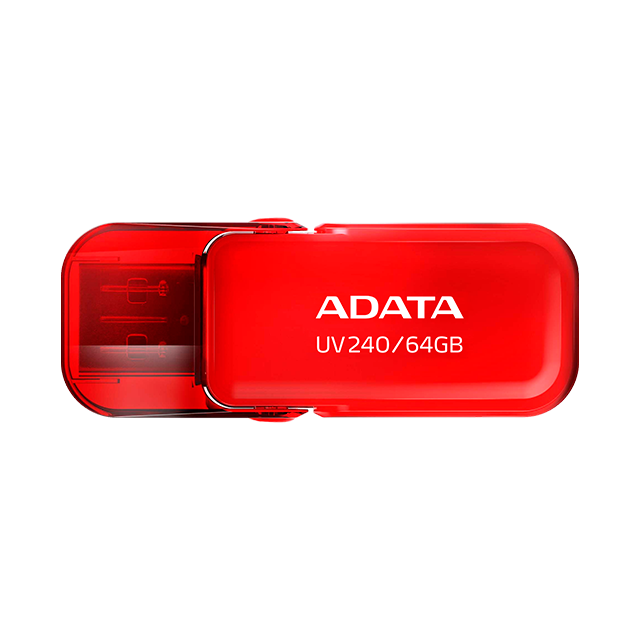 Memoria USB ADATA UV240, 32GB, USB 2.0, rojo – AUV240-32G-RRD