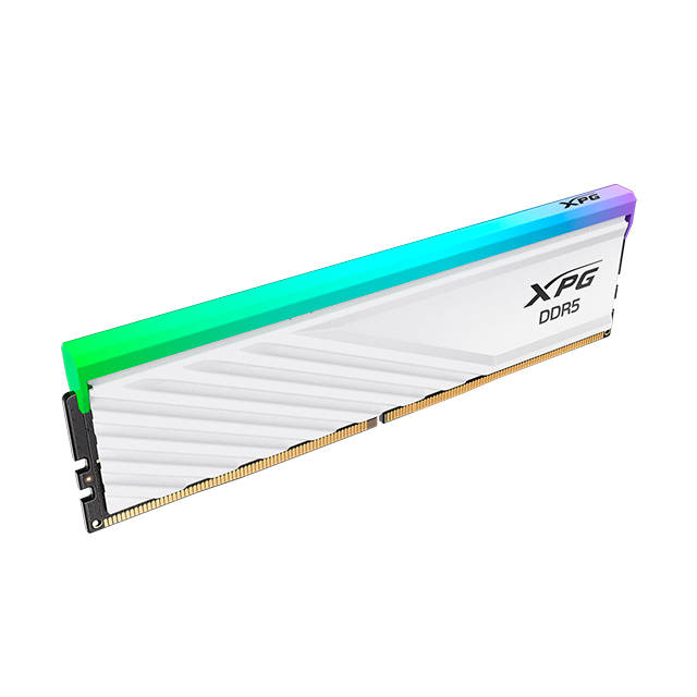 Memoria RAM ADATA XPG Lancer Blade RGB 16 GB, DDR5, 6000 MHz CL48, Blanco – AX5U6000C4816G-SLABRWH - DDR5-LOCK