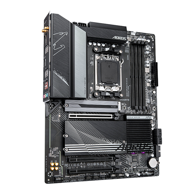 Tarjeta Madre Gigabyte B650 AORUS Elite AX V2, ATX, Socket AM5 7600Mhz, DDR5, Wi-Fi 6E