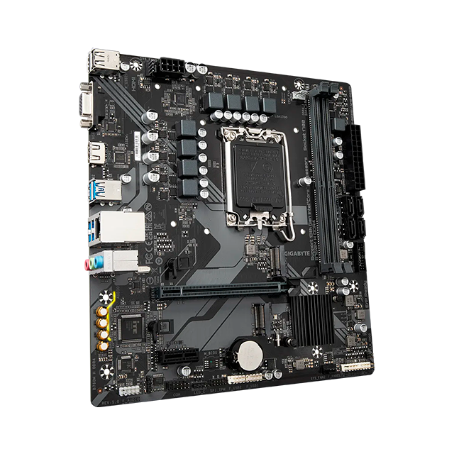 Tarjeta Madre Gigabyte B760M H DDR4, LGA1700, DDR4, Micro-ATX, PCIe 4.0, M.2 NVMe - B760M H DDR4