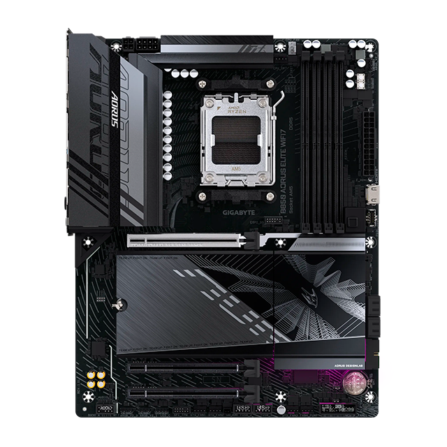 Tarjeta Madre Gigabyte B850 AORUS Elite WIFI7, ATX, Socket AM5, DDR5 8000Mhz, Wi-Fi 7