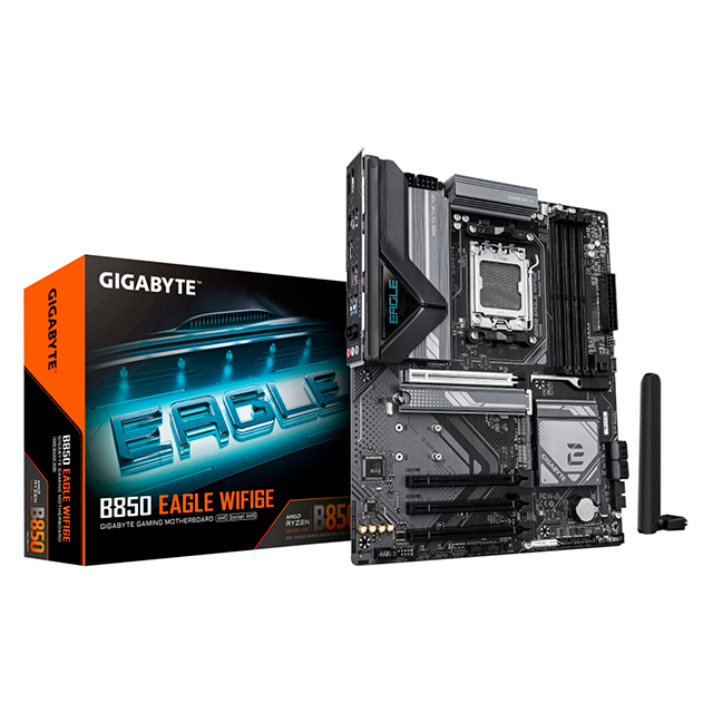 Tarjeta Madre Gigabyte B850 EAGLE WIFI6E ATX, Socket AM5, DDR5 7600MHz, Wi-Fi 6E