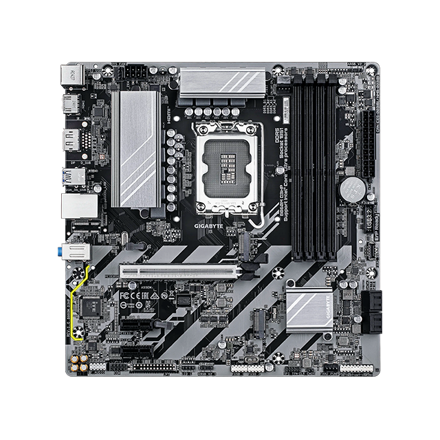 Tarjeta Madre Gigabyte B860M D3HP, Micro-ATX, Socket LGA 1851, DDR5 9066Mhz, 2x M.2