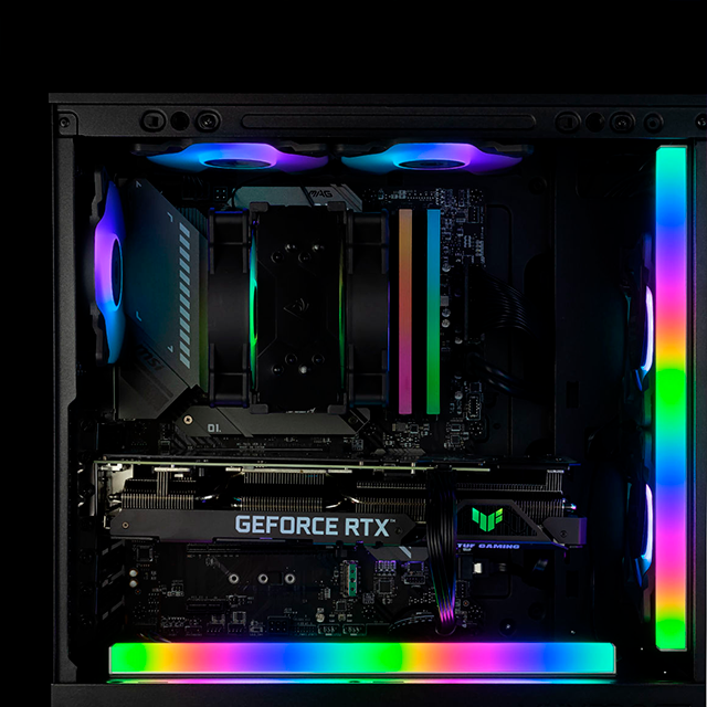 Barra ARGB Munfrost Bifrost, 30 cm, magnética, sincronización con motherboard – MFABLA1W