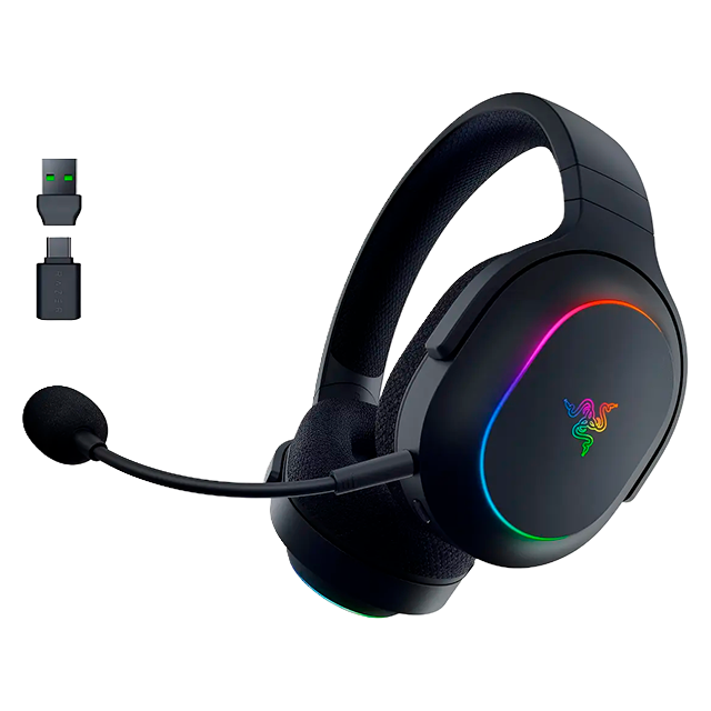 Diadema Gamer Inalámbricos Razer Barracuda X Chroma, Bluetooth 5.3, 2.4 GHz HyperSpeed, RGB, negro – RZ04-05220100-R3U1