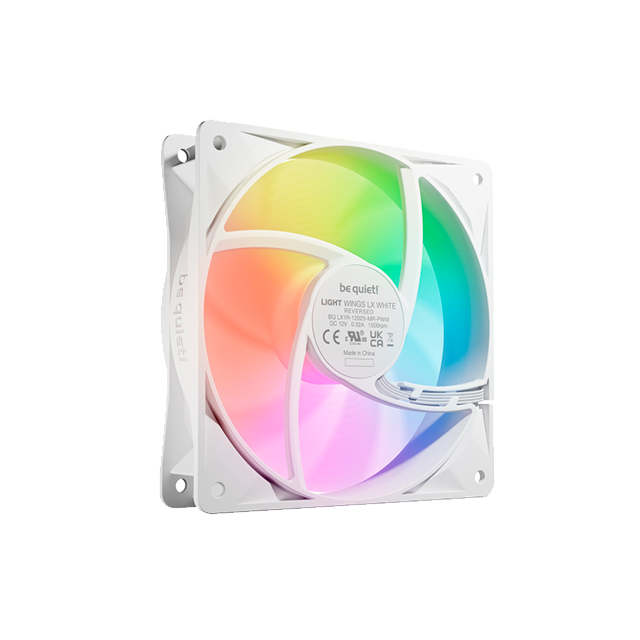 Ventilador Be Quiet! 120 mm, Blanco, Bajo Ruido – BL133