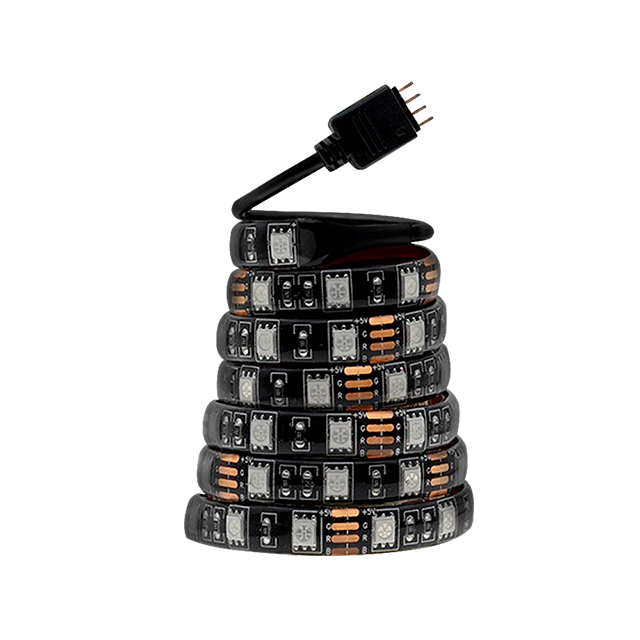 Tira de Luz para Setup Gamer Spectra LS340 RGB, 80 cm, 328 Modos de Iluminación, Control Remoto Incluido, Color Negro - BR-931564