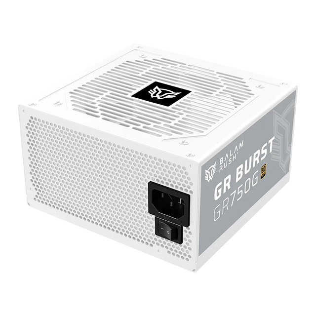 Fuente de Poder Balam Rush GR Burst GR750G Legend Series, 750W, 80 Plus Gold, ATX, Full Modular, Blanco – BR-940337
