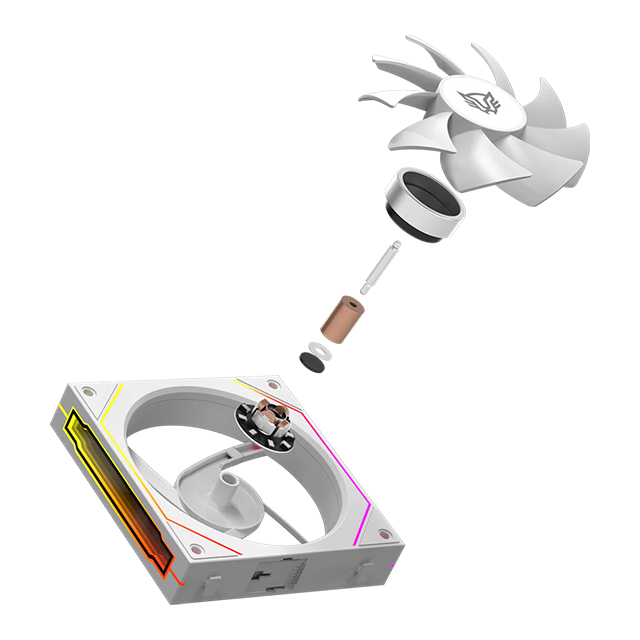 Kit de Ventiladores Balam Rush EXL95, Blanco, 80–1800 RPM, 30 dB – BR-942096