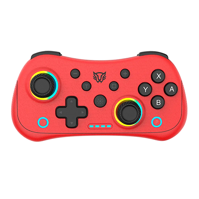 Control inalámbrico Balam Rush KONTROL POCKET G555, Bluetooth 5.0 / Alámbrico USB-C, Multiplataforma, Rojo – BR-942584
