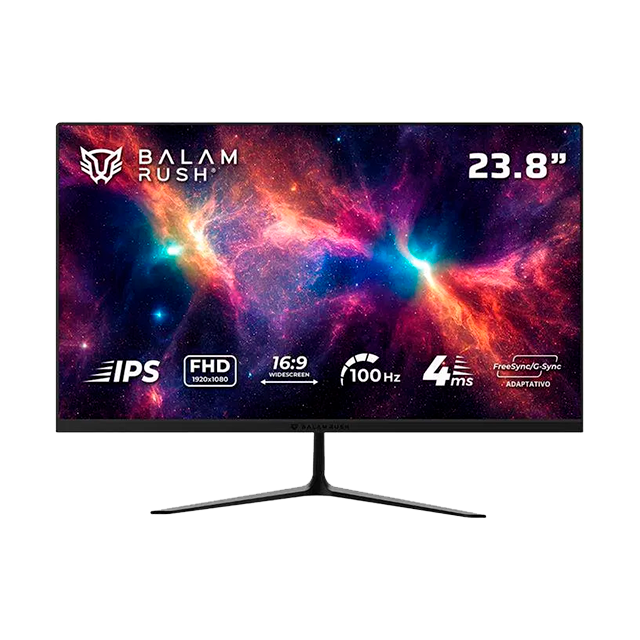 Monitor Gamer Nebula MNG24Y 23.8″ IPS Full HD, 100 Hz, 4 ms, FreeSync, Negro - BR‑943062