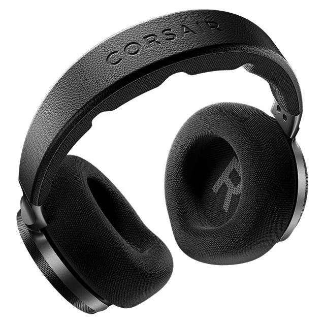 Diadema Corsair Virtuoso Max Wireless Carbon, Inalámbrico (Bluetooth + 2.4 GHz), Dolby Atmos, ANC, Compatible con PC/PS5/PS4/Móvil – CA-9011372 -WW