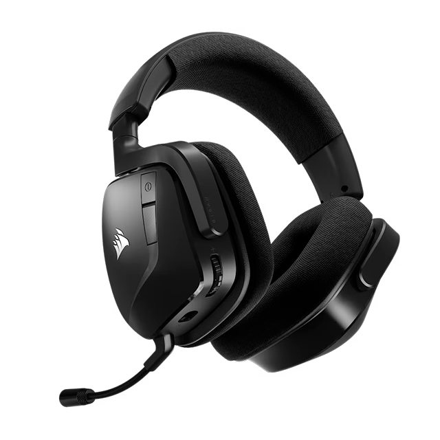 Diadema Corsair VOID Wireless V2, 7.1 Virtual, Inalámbricos 2.4GHz/Bluetooth, Micrófono Omnidireccional, RGB, Negro – CA-9011379-WW
