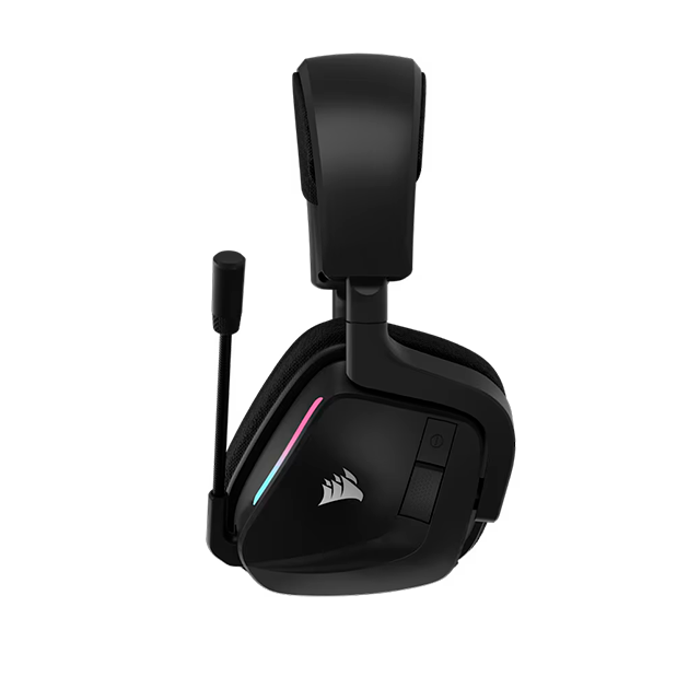 Diadema Corsair VOID Wireless V2, 7.1 Virtual, Inalámbricos 2.4GHz/Bluetooth, Micrófono Omnidireccional, RGB, Negro – CA-9011379-WW