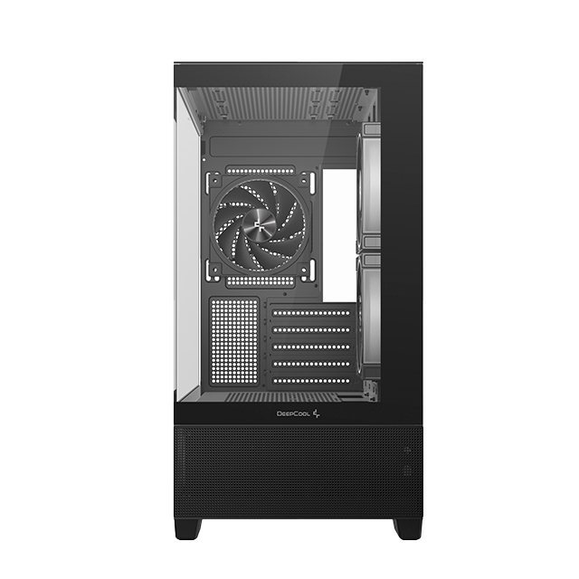 Gabinete DeepCool CG380 3F, Micro-ATX/ITX, Soporte 360 mm, 3 Ventiladores, Vidrio Templado – R-CG380-BKAGM3-G