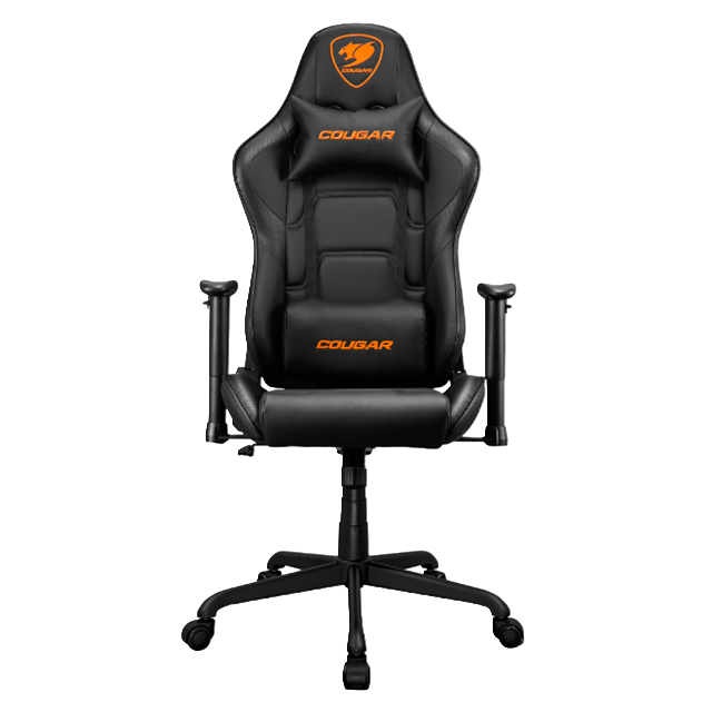 Silla Gamer COUGAR Armor Elite Ergo, ergonómica, reclinable 160°, descansabrazos 2D, negro – CGR-ELI