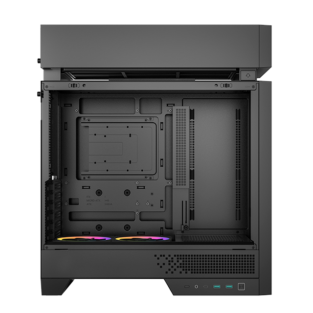 Gabinete DeepCool CL660, ATX, Soporte 360 mm, 2×120 mm ARGB, Vidrio Templado – R-CL660-BKNNA0-G-1