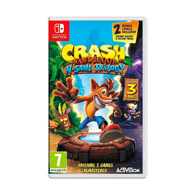Videojuego Crash Bandicoot N. Sane Trilogy, Standard Edition para Nintendo Switch
