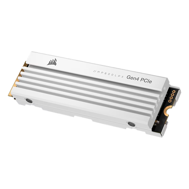 Unidad de Estado Solido SSD Corsair MP600 PRO LPX, 2TB, NVMe M.2, PCIe 4.0, hasta 7100 MB/s lectura, compatible PS5, disipador incluido – CSSD-F2000GBMP600PLPW