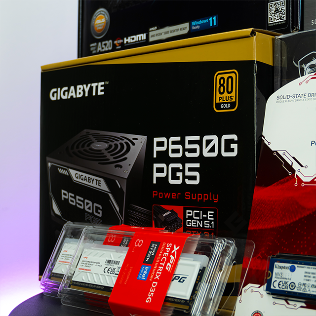 PC Gamer Decepticore White | AMD Ryzen 5 5500 | Nvidia RTX 5060 8GB | RAM 16GB DDR4 3200Mhz | 1TB M.2 | 4 Ventiladores RGB