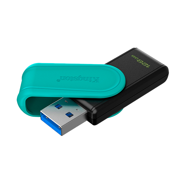 Memoria USB Kingston DataTraveler Exodia S, 128GB, USB 3.2 Gen 1, Tapa giratoria – DTXS/128GB
