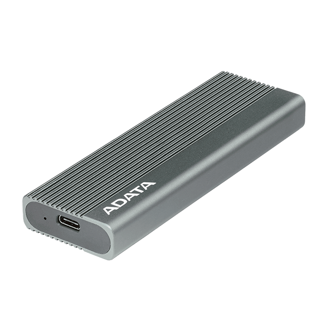 Enclosure Gabinete Externo ADATA EC680 para SSD M.2 NVMe, USB 3.2 Gen2 10 Gbps, Gris – EC680-CCGY