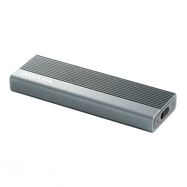 Enclosure Gabinete Externo ADATA EC680 para SSD M.2 NVMe, USB 3.2 Gen2 10 Gbps, Gris – EC680-CCGY