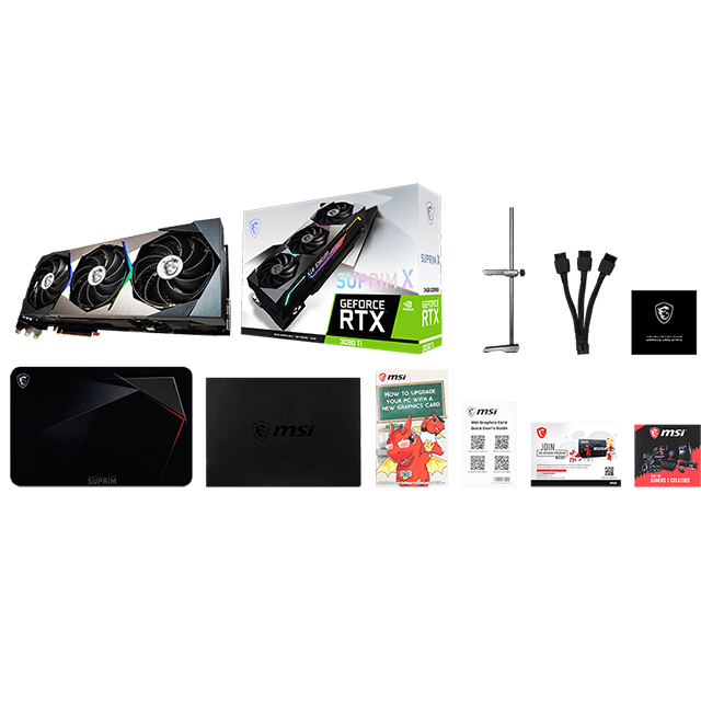 Tarjeta de video Nvidia MSI GeForce RTX 3090 Ti Suprim X, 24GB GDDR6X, Mystic Light - 912-V509-007