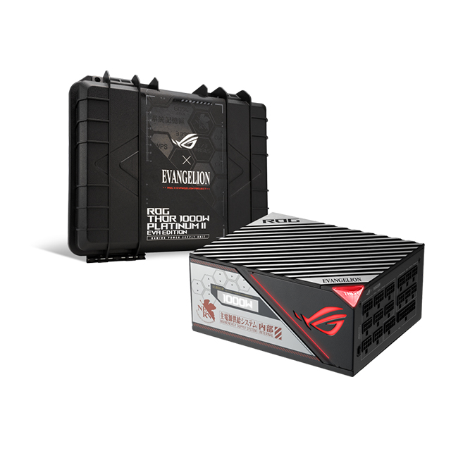 Fuente De Poder Asus ROG Thor 1000W Platinum II | 80+ Platinum | Edición Especial| Full Modular | EVA-02 Edition - ROG-THOR-1000P2-EVA-GAMING 