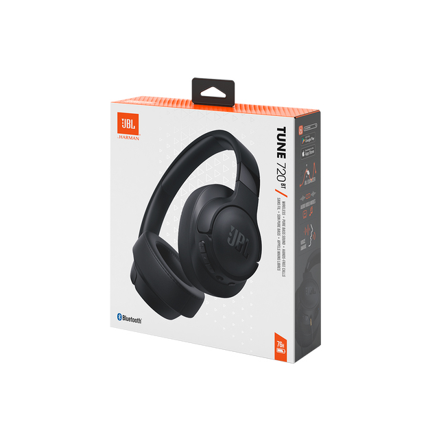 Audífonos JBL Tune720 BT, Bluetooth 5.3, Pure Bass, 76 Horas, Manos Libres, Micrófono - JBLT720BTBLKM 