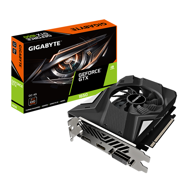 Tarjeta de video Nvidia VGA Gigabyte GeForce GTX 1650 D6 | OC | 4GB DDR6 | GV-N1656OC -4GD REV2.0 