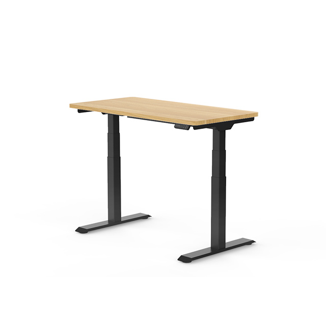 Escritorio Eléctrico Munfrost MoonStone | Base Negra Advanced | 75x120cm | Altura Ajustable | Color Nougat | MFMESC2B + MFC7122N- Exclusivo para venta en linea