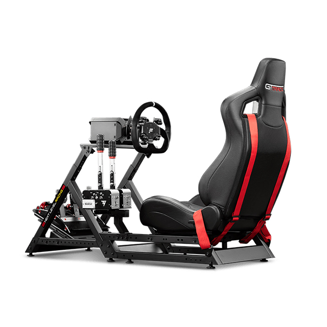 Simulador GTTrack | Cabina de simulación de carreras Next Level Racing | Totalmente ajustable |  Ligero y robusto | Comodidad absoluta 