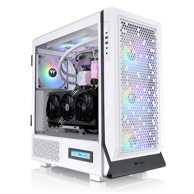 Gabinete Thermaltake Ceres 500 TG, Blanco, E-ATX, Cristal Templado, 4 Ventiladores - CA-1X5-00M6WN-00