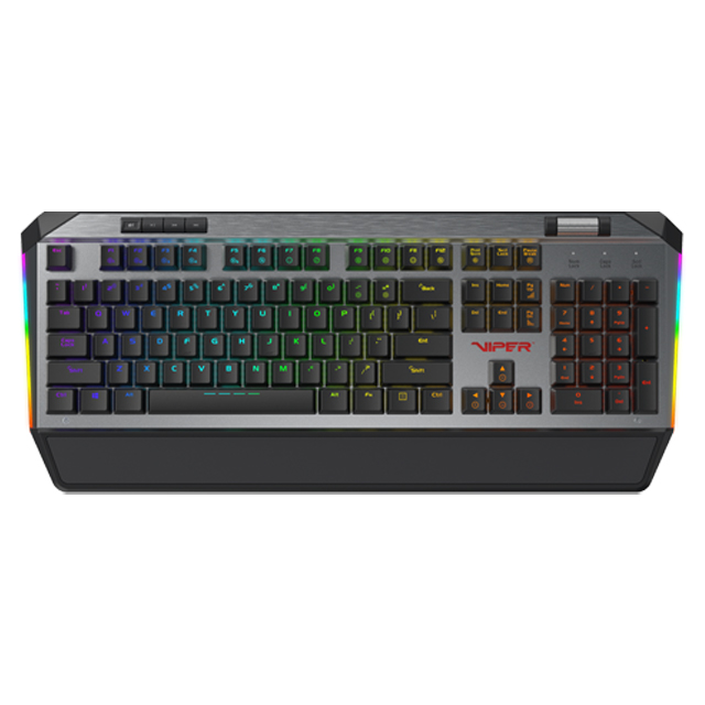 Teclado Viper V765, Mecánico, Inglés, Proteccion IP65 Agua y Polvo, RGB, Switches Kailh White, 100% - PV765MBWUXMGM