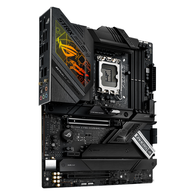 Tarjeta Madre Asus ROG STRIX Z790-H GAMING WIFI, ATX, LGA1700, 12th, 13th y 14th Gen Intel, DDR5 7800Mhz OC, x4 M2, x4 SATA, Wi-Fi 6E, Bluetooth 5.3, Asus Aura Sync - 90MB1E10-M0EAY0